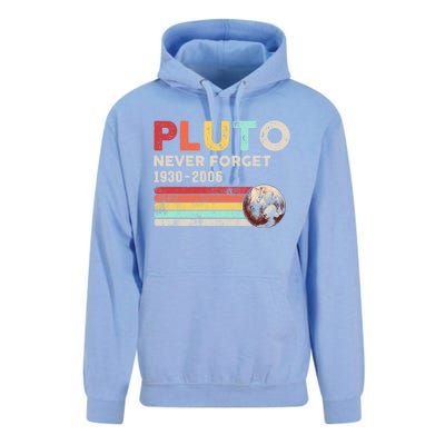 Pluto Never Forget 1930 Funny Gift 2006 Funny Gift Unisex Surf Hoodie