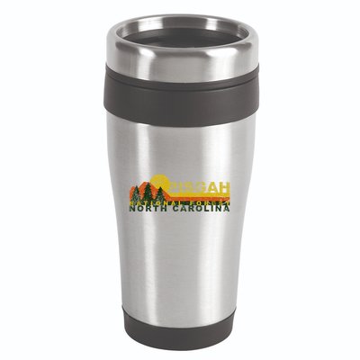 Pisgah National Forest Vintage Retro 16oz Travel Tumbler