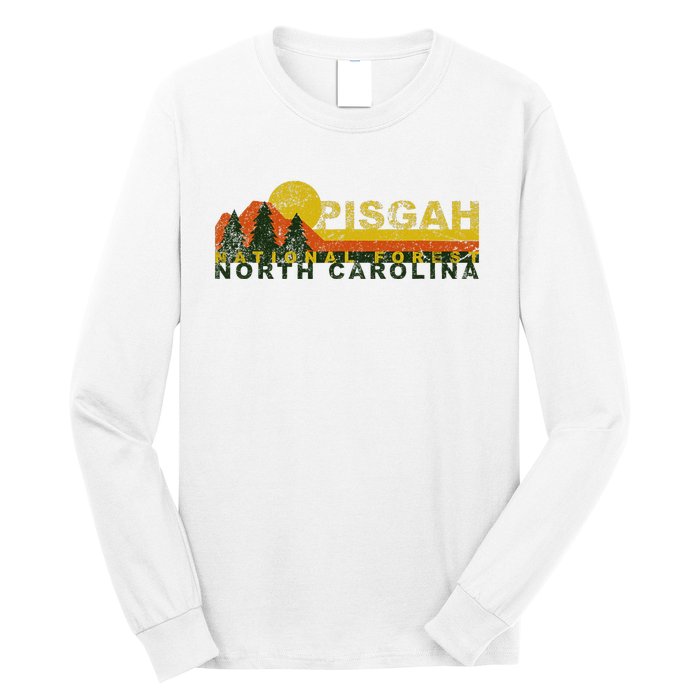 Pisgah National Forest Vintage Retro Long Sleeve Shirt