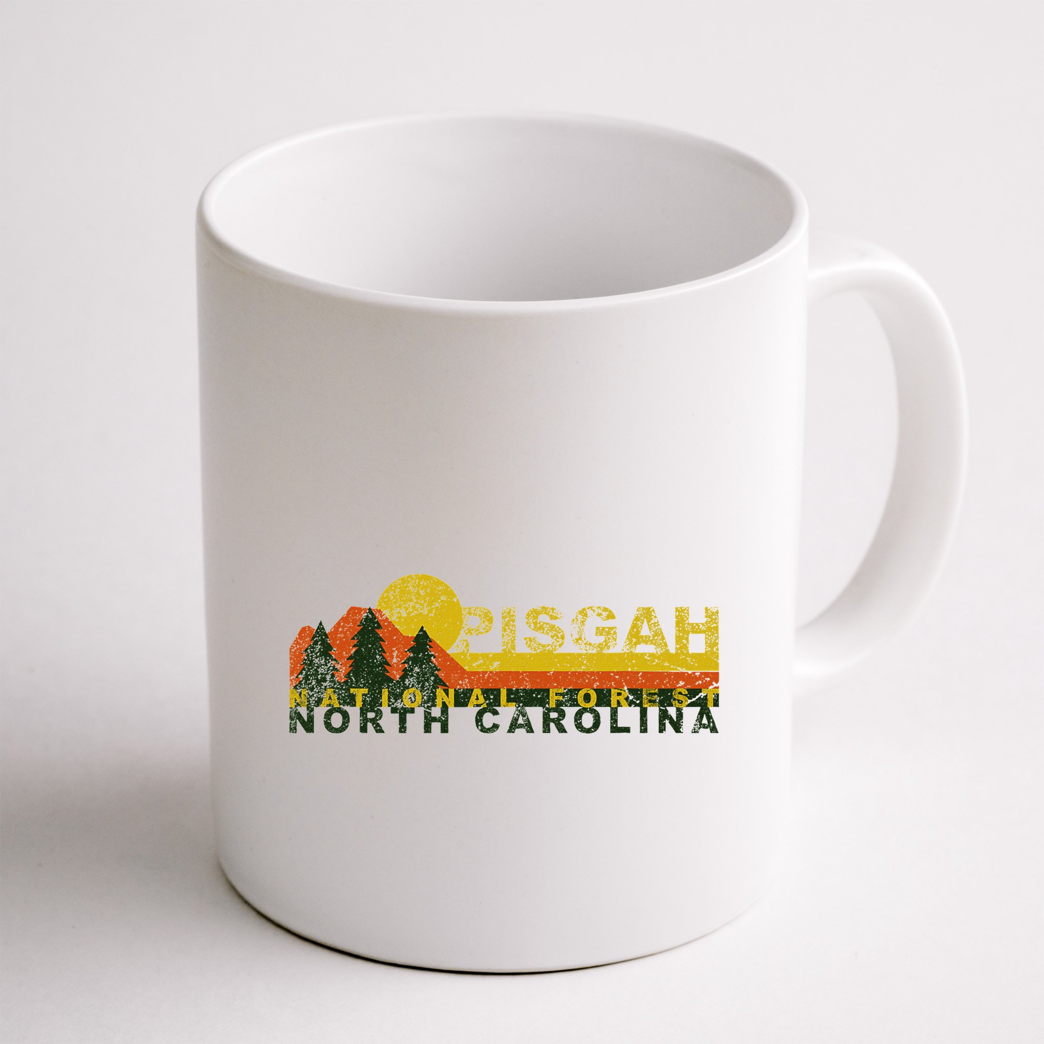 Pisgah National Forest Vintage Retro Mug