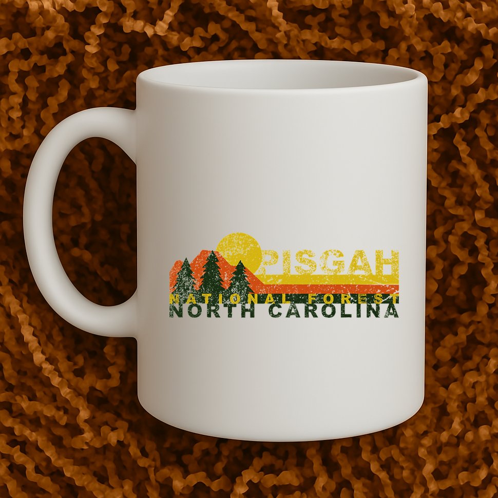Pisgah National Forest Vintage Retro Mug