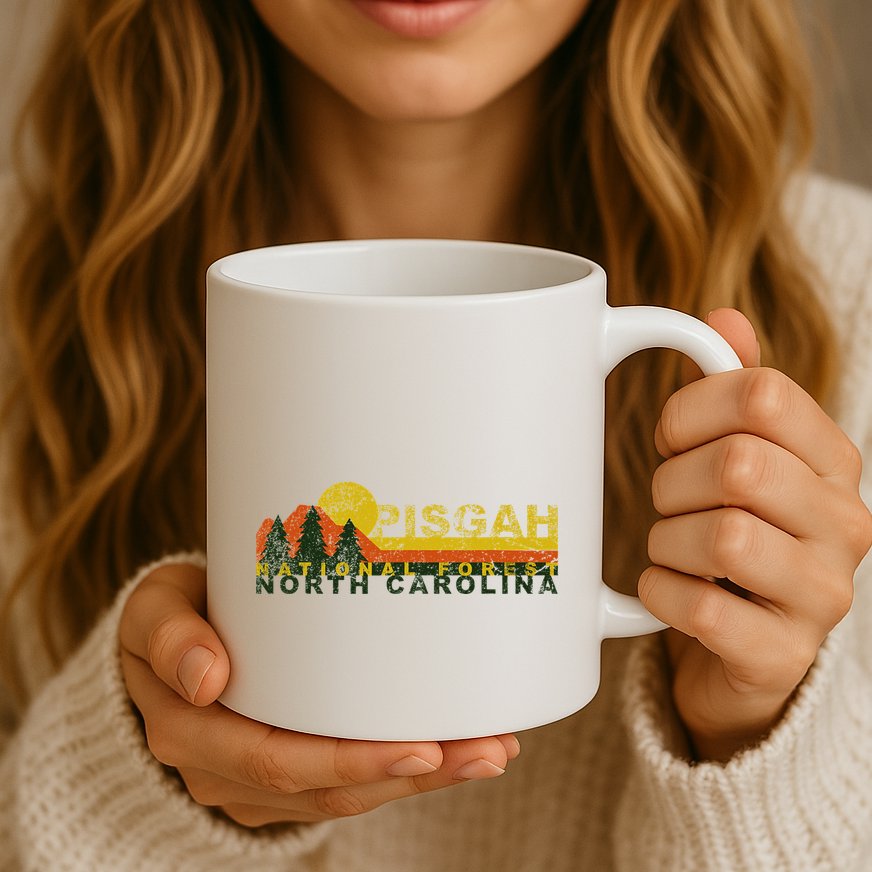 Pisgah National Forest Vintage Retro Mug