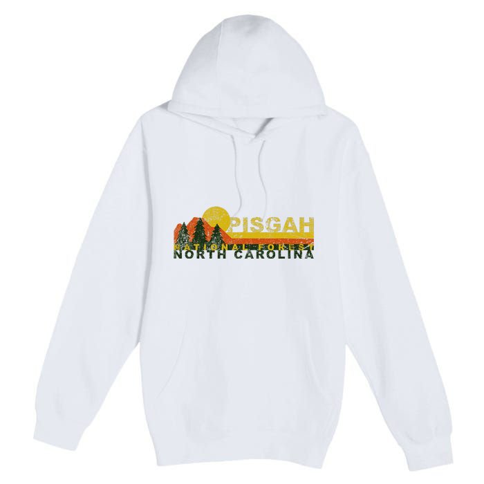 Pisgah National Forest Vintage Retro Premium Pullover Hoodie