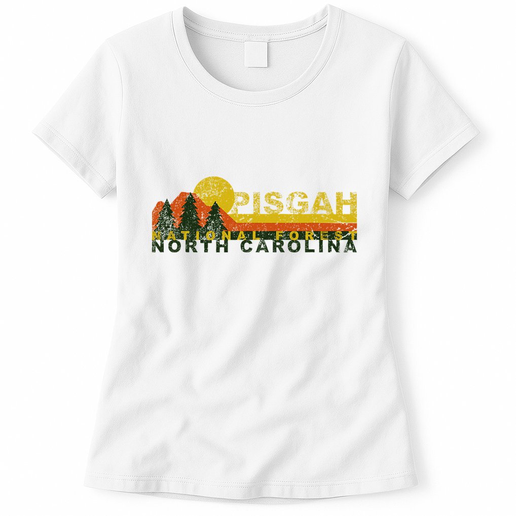 Pisgah National Forest Vintage Retro Womens T-Shirt