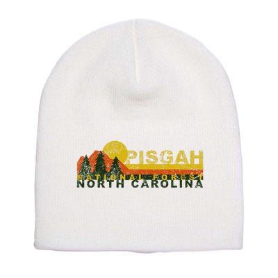 Pisgah National Forest Vintage Retro Short Acrylic Beanie