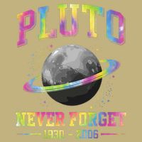 Pluto Never Forge Funny Space Science Button