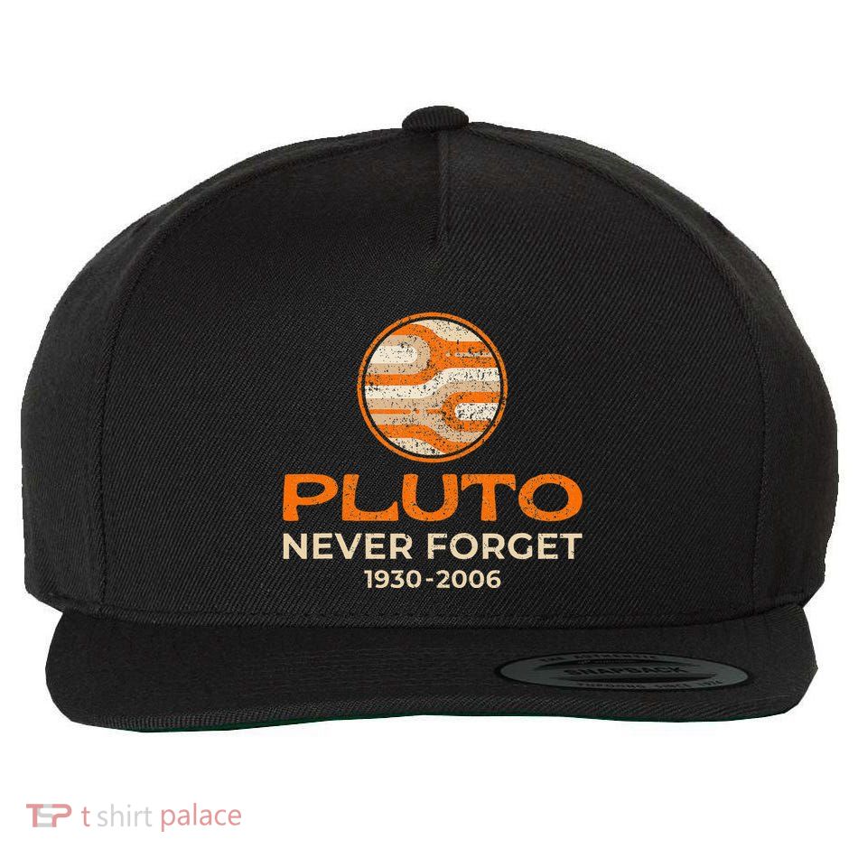 Pluto Never Forget 19302006 Wool Snapback Cap
