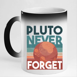 Pluto Never Forget Gift 11oz Black Color Changing Mug