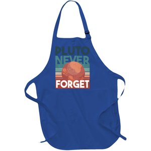 Pluto Never Forget Gift Full-Length Apron With Pockets