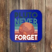 Pluto Never Forget Gift Coaster