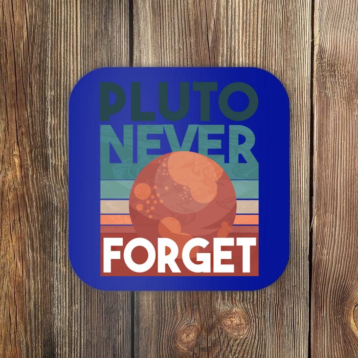 Pluto Never Forget Gift Coaster