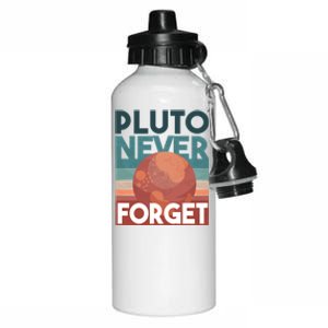 Pluto Never Forget Gift Aluminum Water Bottle