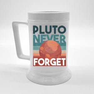 Pluto Never Forget Gift Beer Stein