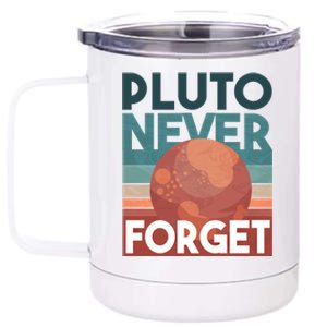 Pluto Never Forget Gift 12 oz Stainless Steel Tumbler Cup