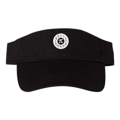 Pi Number Funny Algebra Nerdy Happy Pi Day Valucap Bio-Washed Visor