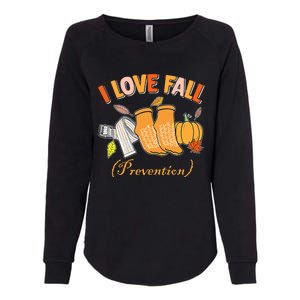 Pt Nurse Fall I Love Fall Prevention Fall Physical Therapy Womens California Wash Sweatshirt