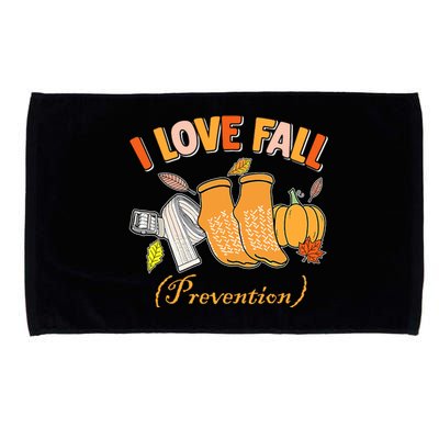 Pt Nurse Fall I Love Fall Prevention Fall Physical Therapy Microfiber Hand Towel