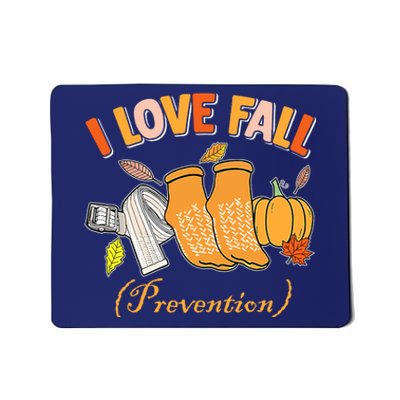 Pt Nurse Fall I Love Fall Prevention Fall Physical Therapy Mousepad