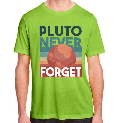 Pluto Never Forget Gift Astrology Gift Adult ChromaSoft Performance T-Shirt