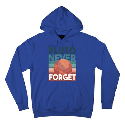 Pluto Never Forget Gift Astrology Gift Hoodie