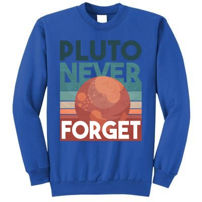 Pluto Never Forget Gift Astrology Gift Sweatshirt