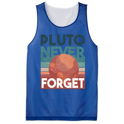 Pluto Never Forget Gift Astrology Gift Mesh Reversible Basketball Jersey Tank