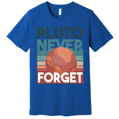 Pluto Never Forget Gift Astrology Gift Premium T-Shirt