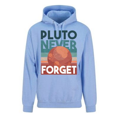 Pluto Never Forget Gift Astrology Gift Unisex Surf Hoodie