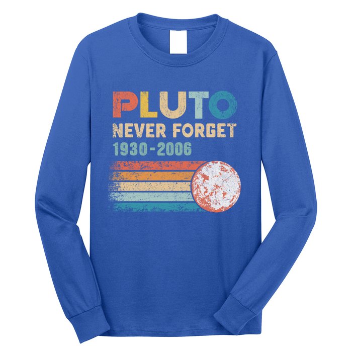 Pluto Never Forget 1930 Meaningful Gift 2006 Vintage Funny Lover Gift Long Sleeve Shirt