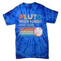 Pluto Never Forget 1930 Meaningful Gift 2006 Vintage Funny Lover Gift Tie-Dye T-Shirt