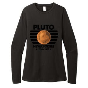 Pluto Never Forget Gift Womens CVC Long Sleeve Shirt