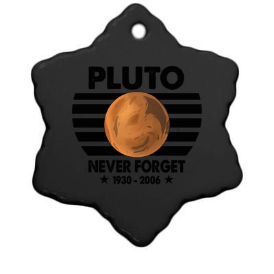 Pluto Never Forget Gift Ceramic Star Ornament