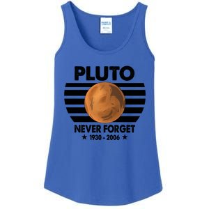 Pluto Never Forget Gift Ladies Essential Tank