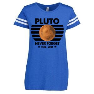 Pluto Never Forget Gift Enza Ladies Jersey Football T-Shirt