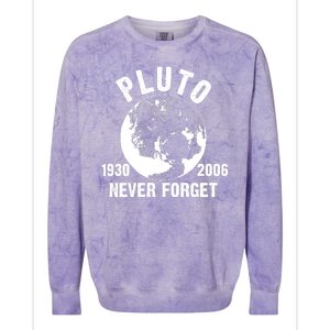 Pluto Never Forget 1930/2006 Colorblast Crewneck Sweatshirt