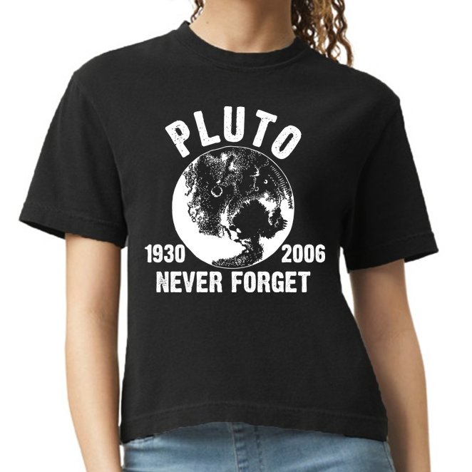 Pluto Never Forget 1930/2006 Comfort Colors Boxy T-Shirt
