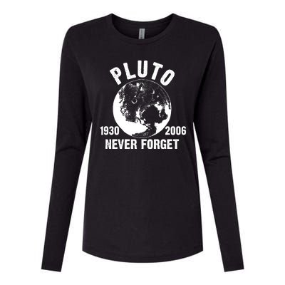 Pluto Never Forget 1930/2006 Womens Cotton Relaxed Long Sleeve T-Shirt