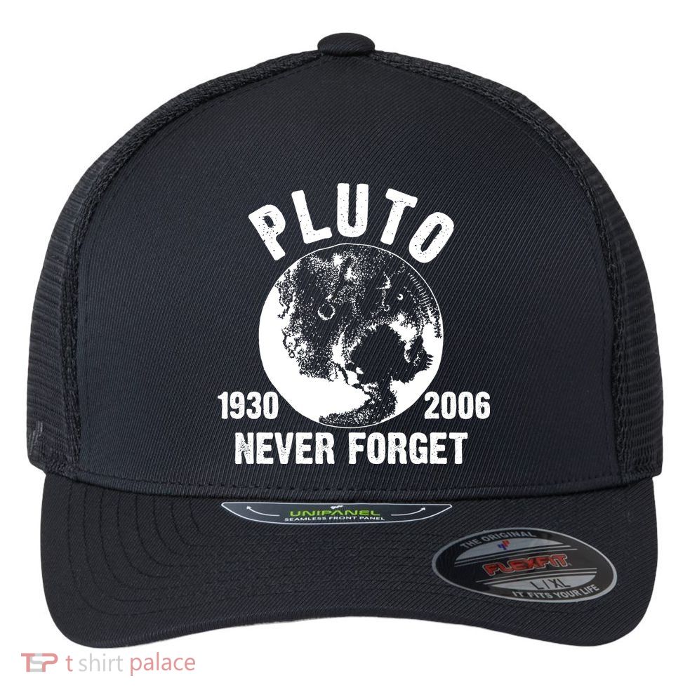 Pluto Never Forget 1930/2006 Flexfit Unipanel Trucker Cap