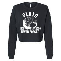 Pluto Never Forget 1930/2006 Cropped Pullover Crew