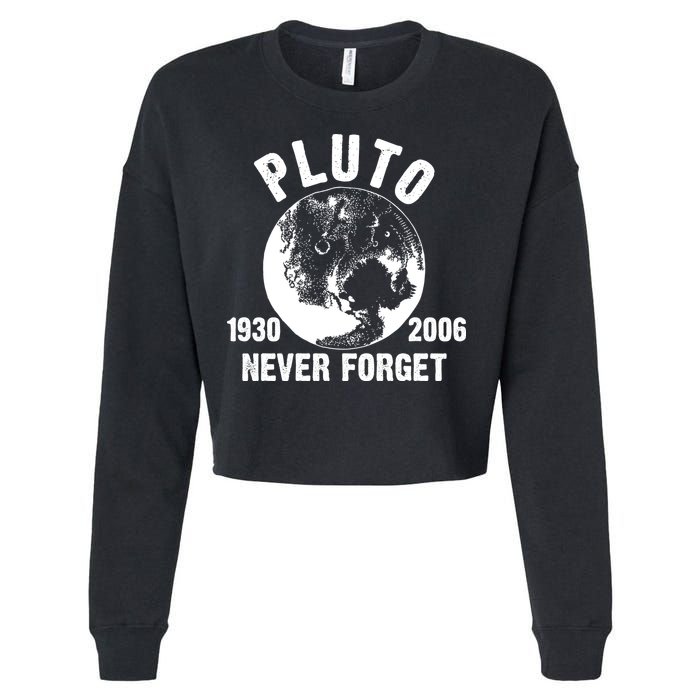 Pluto Never Forget 1930/2006 Cropped Pullover Crew