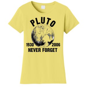 Pluto Never Forget 1930/2006 Women's T-Shirt