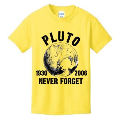Pluto Never Forget 1930/2006 Kids T-Shirt