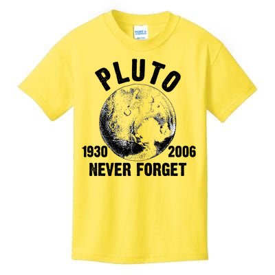 Pluto Never Forget 1930/2006 Kids T-Shirt