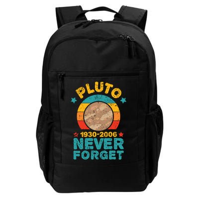 Pluto Never Forget Remember 1930 2006 Vintage Gift Backpack