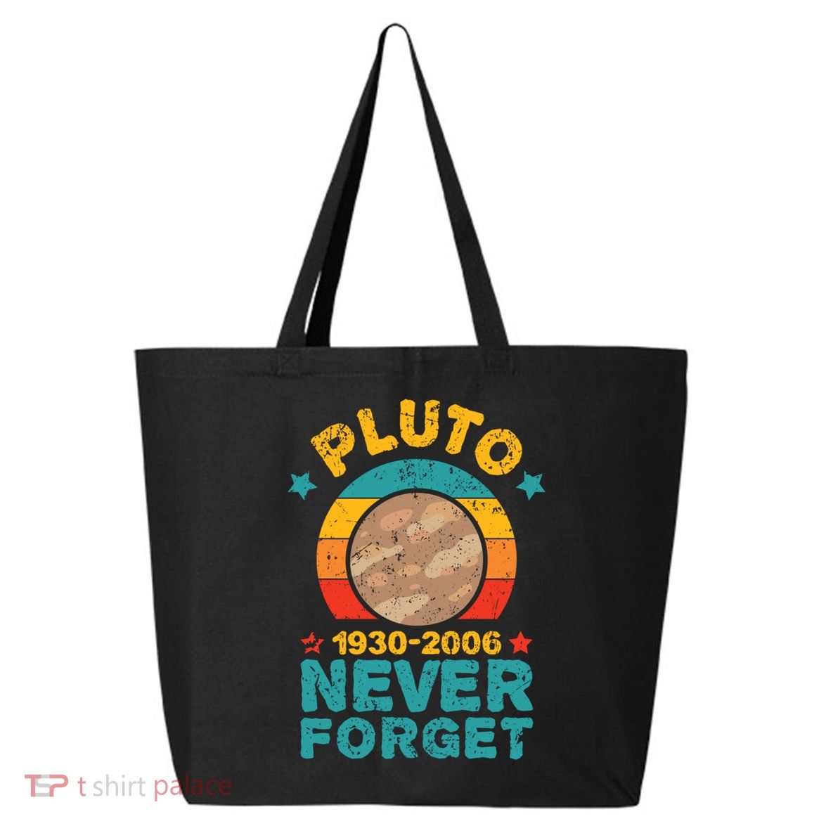 Pluto Never Forget Remember 1930 2006 Vintage Gift 25L Jumbo Tote