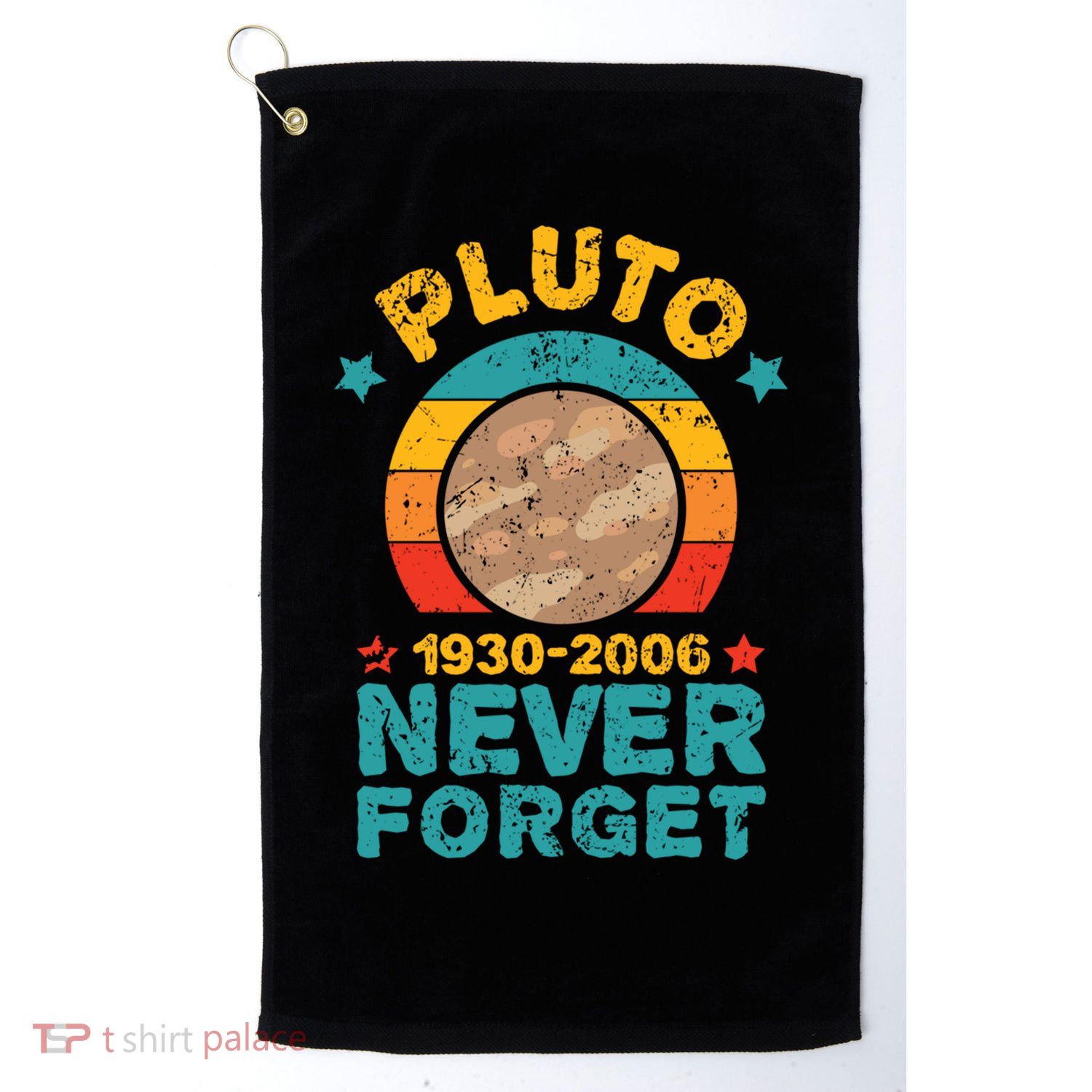 Pluto Never Forget Remember 1930 2006 Vintage Gift Golf Towel