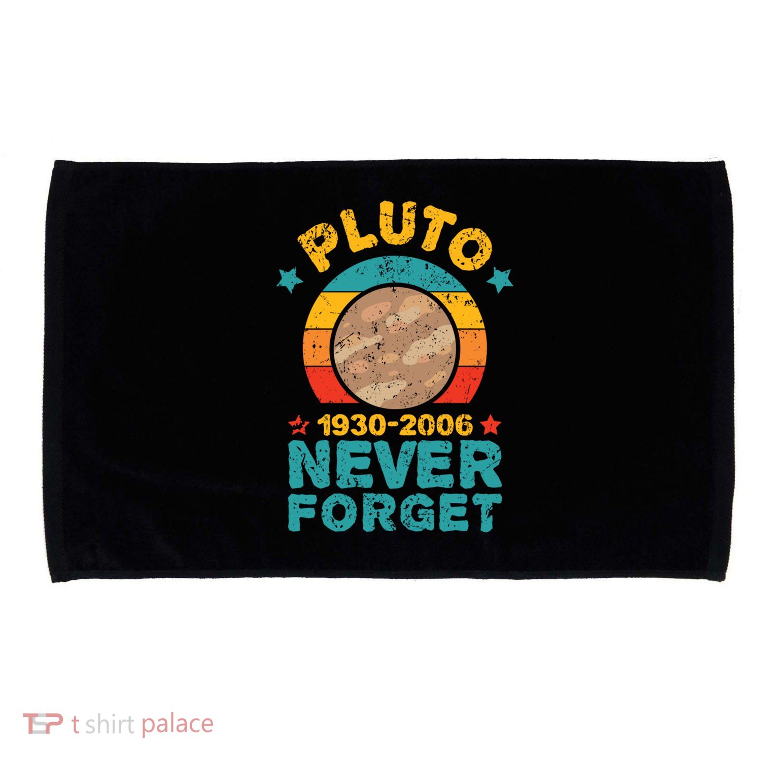 Pluto Never Forget Remember 1930 2006 Vintage Gift Microfiber Hand Towel