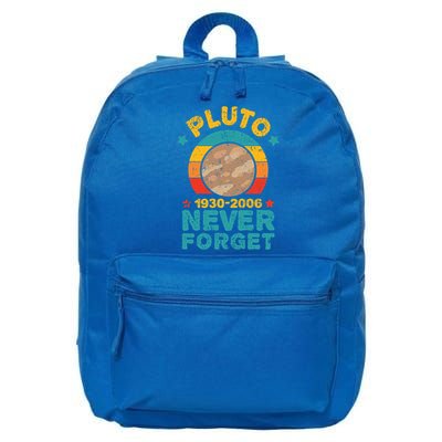 Pluto Never Forget Remember 1930 2006 Vintage Gift 16 in Basic Backpack