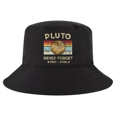 Pluto Never Forget Retro Funny Vintage Gift Cool Comfort Performance Bucket Hat