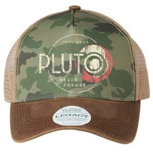 Pluto Never Forget Funny Pluto Pluto Lover Pluto  Legacy Tie Dye Trucker Hat